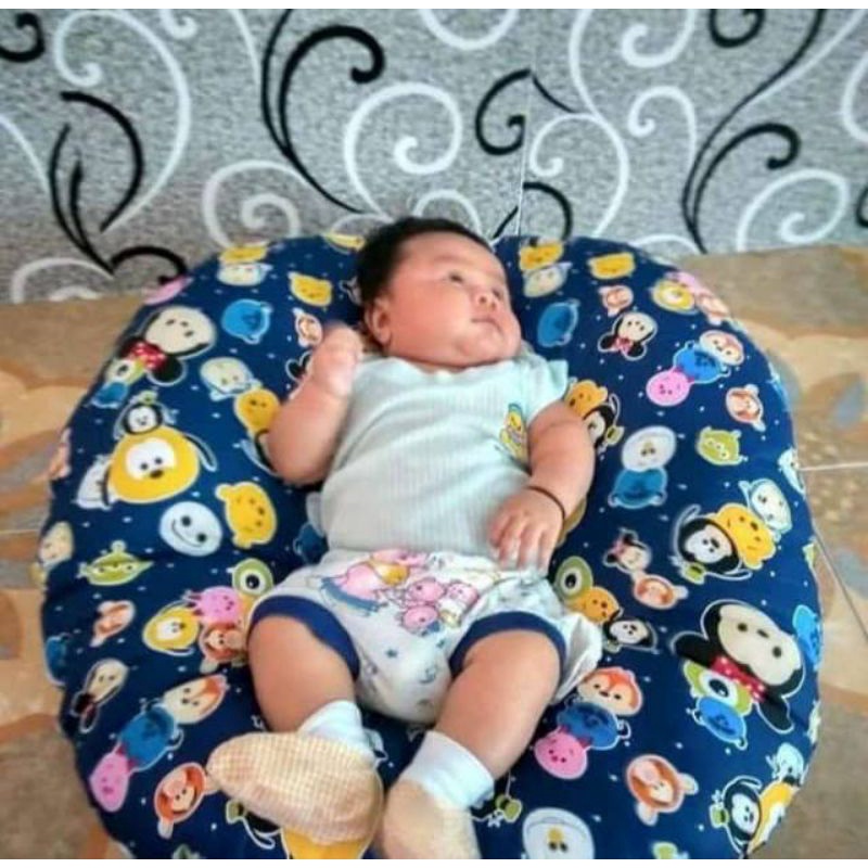 sofa bayi free bantal portable multifungsi kasur bayi lucu murah