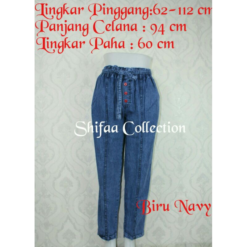 Celana Baggy Pants - Shoft Jeans (BB 60-80 Kg / Jumbo)