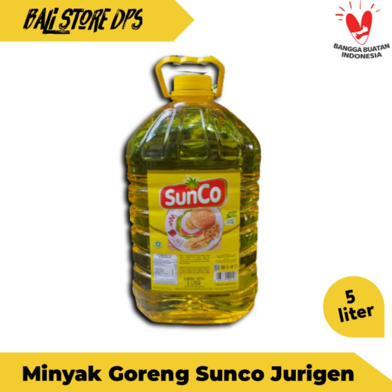 

SUNCO MINYAK GORENG JURIGEN 5 LITER / 5L / 5 Lb/ 5 LTR