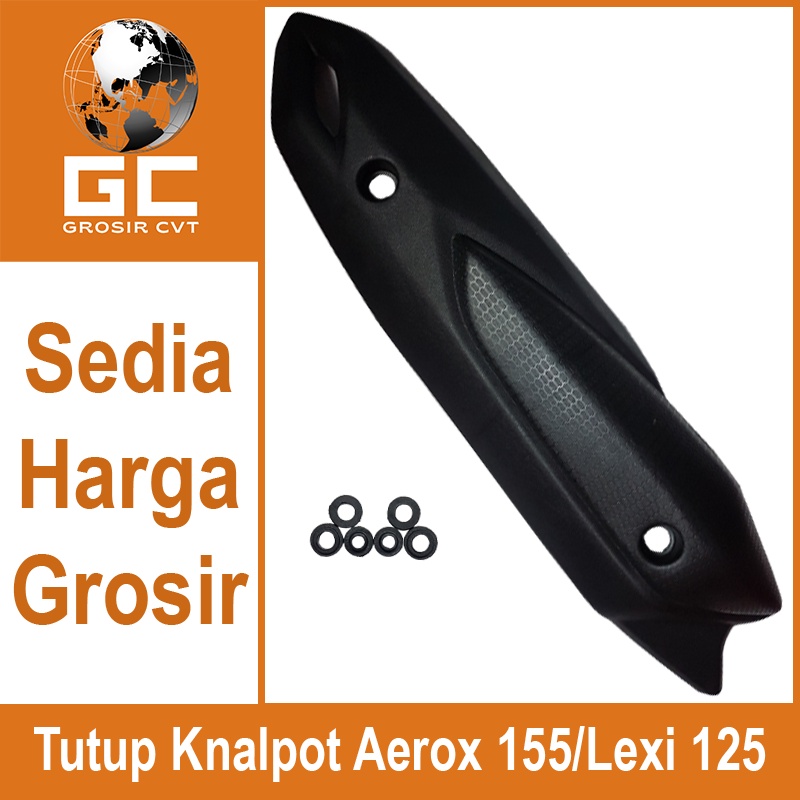 Tutup Cover Tameng Knalpot Yamaha Aerox Lexi 125 155 Maticking