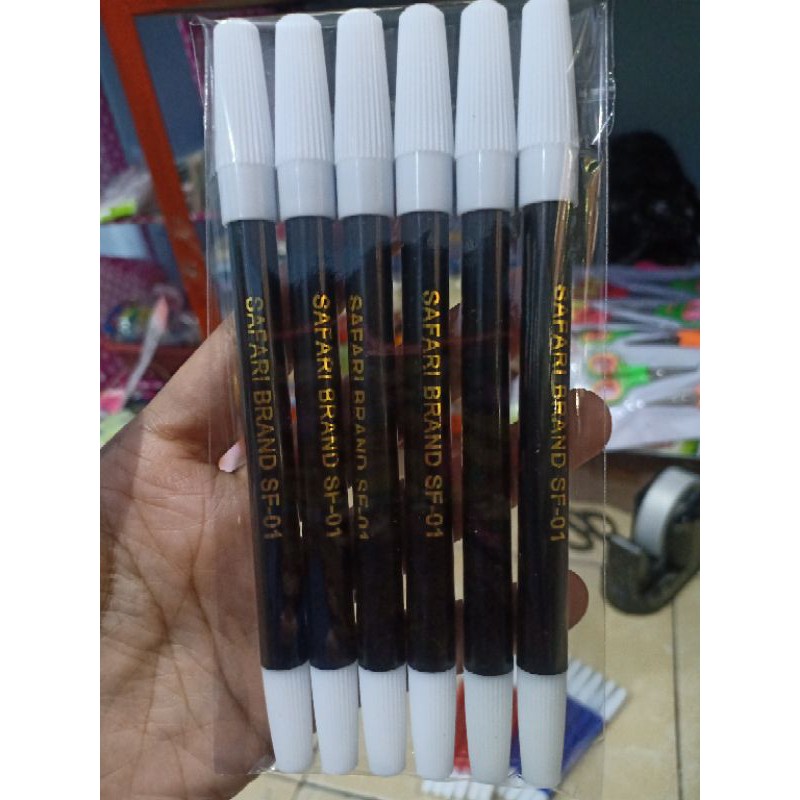 

(45gr) 6pcs spidol kecil safari brand