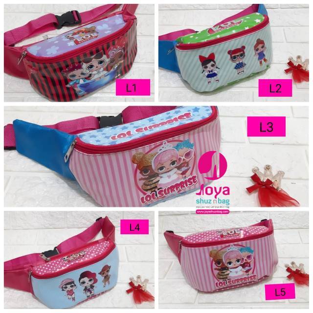 Waist Bag Kids LOL Surprise Tas Anak Artis