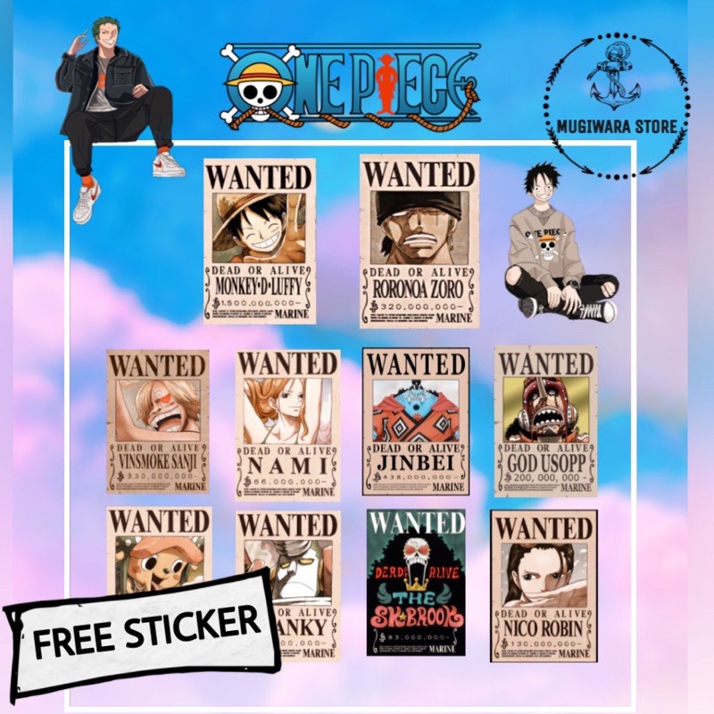 POSTER BOUNTY KRU MUGIWARA