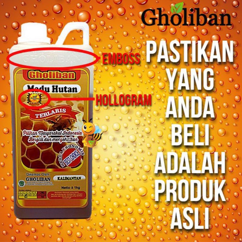 

✅ (100%ORIGINAL) Madu Gholiban Madu Hutan Murni 100% Obat Batuk Maag Darah Tinggi Paru Paru Jantung
