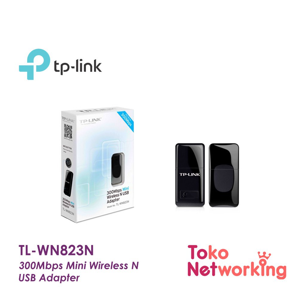 TP-LINK TL-WN823N : 300Mbps Mini Wireless N USB Adapter 823 823n wn823