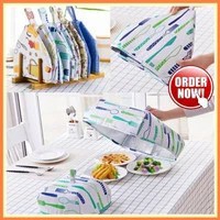Tudung Saji Lipat Aluminium Foil / Penutup Makanan Tahan Panas