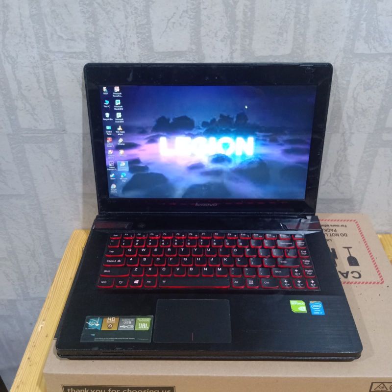 Laptop Gaming Lenovo ideapad Y410 intel Cor i7-4700QM Ram 8GB/1TB Vga Nvdia Geforce GT755M Keyboard backlight