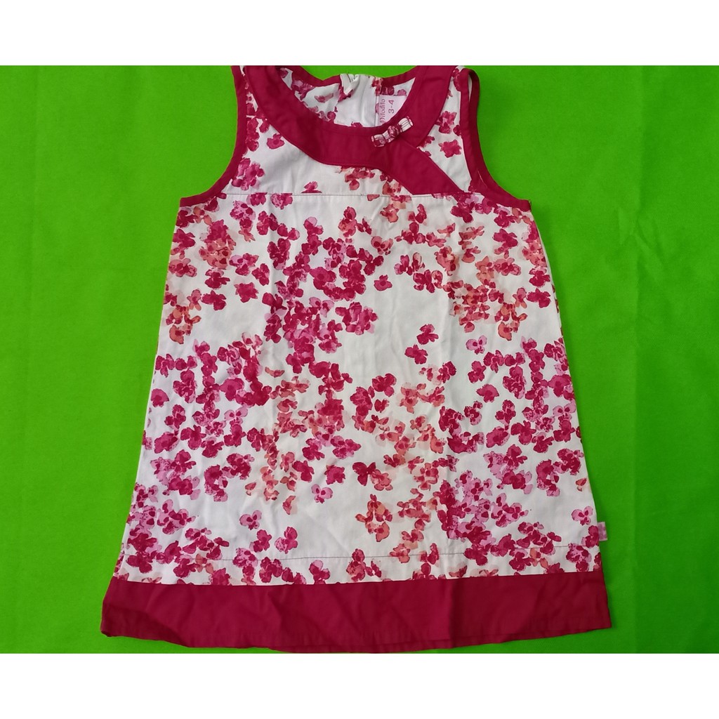 Baju Gaun Dress Imlek Cheongsam Anak Perempuan Pitodito 3-4 Tahun Murah