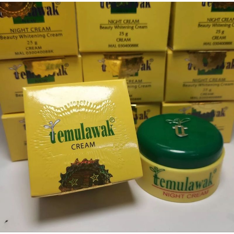 CREAM TEMULAWAK MALAM ORIGINAL-25gr