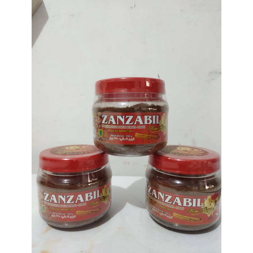 

kopi zanzabil kopi bumbu zanzabil kopi murni dengan campuran rempah rempah zanzabil 250gr