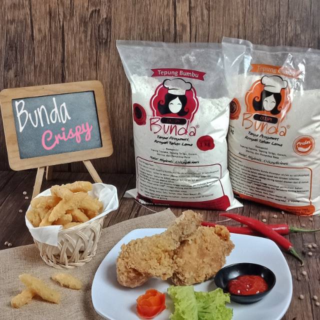 

Tepung Crispy Serbaguna (Original & Pedas)