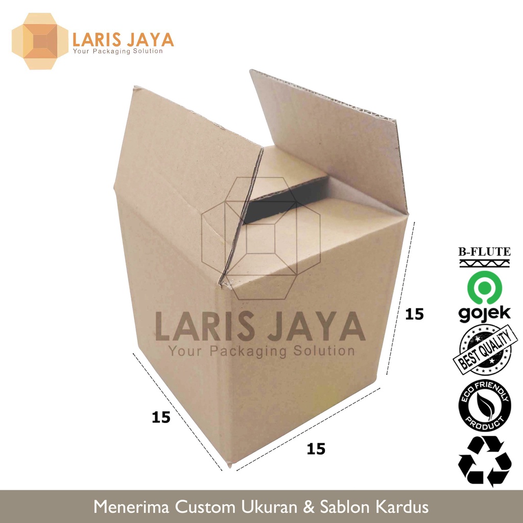

Kardus | Box | Karton | Kotak Packing Aksesoris - 15 x 15 x 15 cm ( Kardus 15 x 15 x 15 cm )