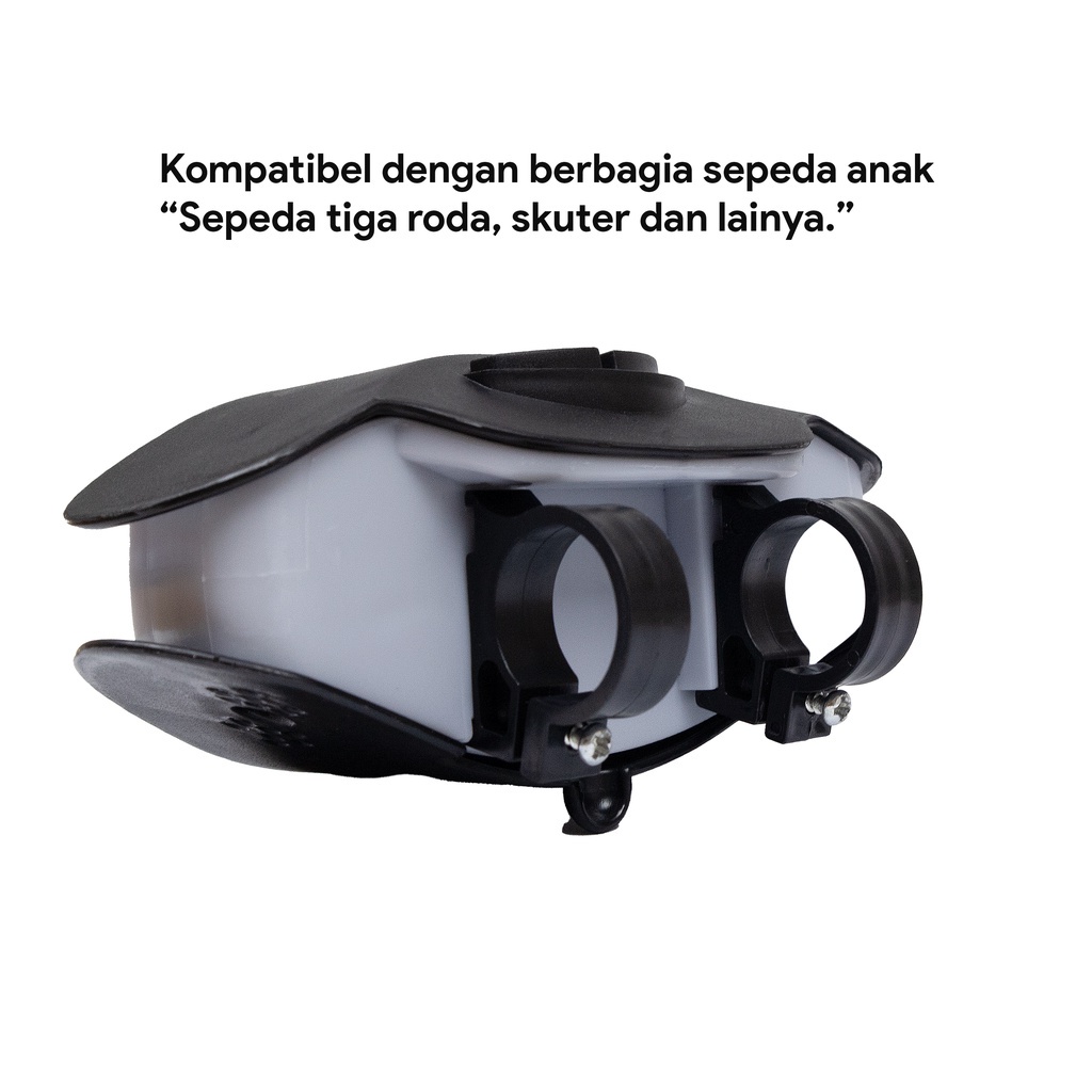 Lampu Skuter LED Sepeda Anak Plus Musik