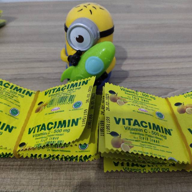 Vitacimin Lemon Eceran Stok Banyak Harga Per Tablet