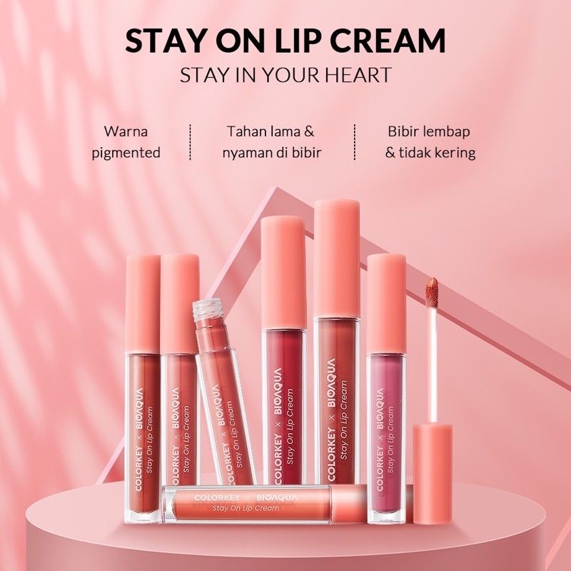 Bioaqua X Colorkey Stay On Lipcream