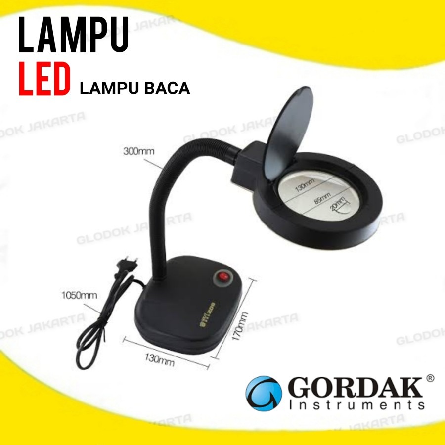 LED Lampu Meja Belajar Kerja Baca Flexible Desk Lamp