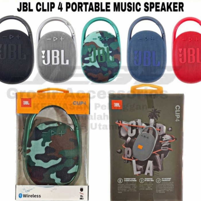Speaker Jbl - Speaker Jbl Clip 4 Wireles