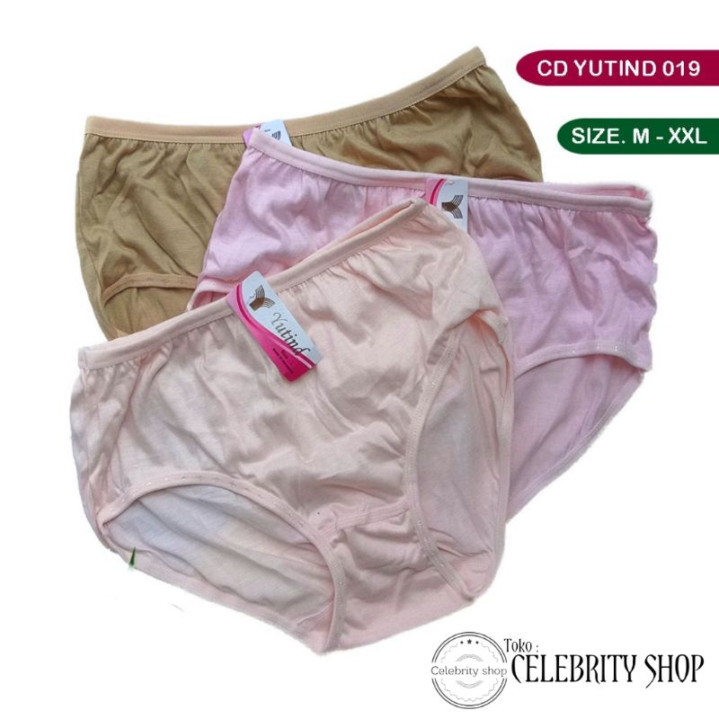 [ 6pcs ] CD Yutind 019 | Celana dalam wanita dewasa M,L,XL,XXL