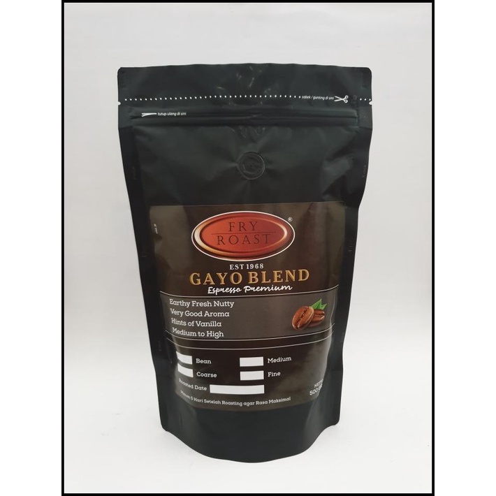 

Kopi Gayo Blend Espresso Premium 500 Gram Biji Dan Bubuk