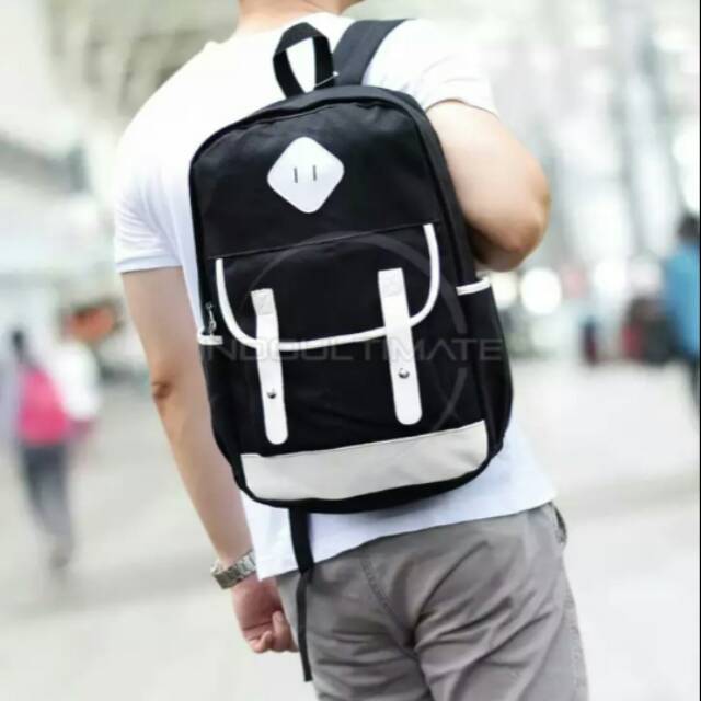 tas ransel unisex  JS-8191 Tas wanita / Tas Sekolah ransel wanita pria  / backpack wanita  IMPORT