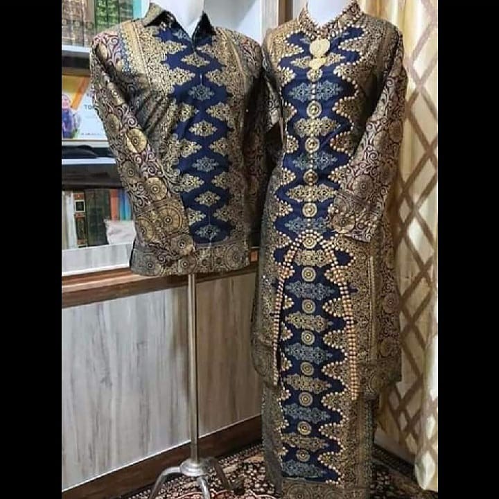 OBRAL SALE KEMEJA (MOTIF KOIN) SARIMBIT  BATIK JUPRI RUMAH KEBAYA BANDUNG RUMAH SONGKET BANDUNG