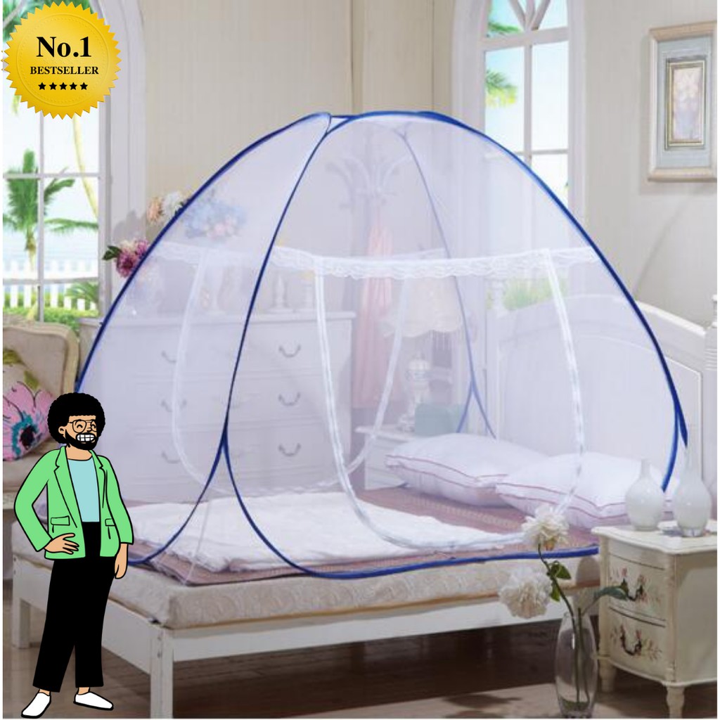 Kelambu Tenda / Kelambu Lipat Kelambu Anti Nyamuk, Kelambu Bayi, Anak & Dewasa
