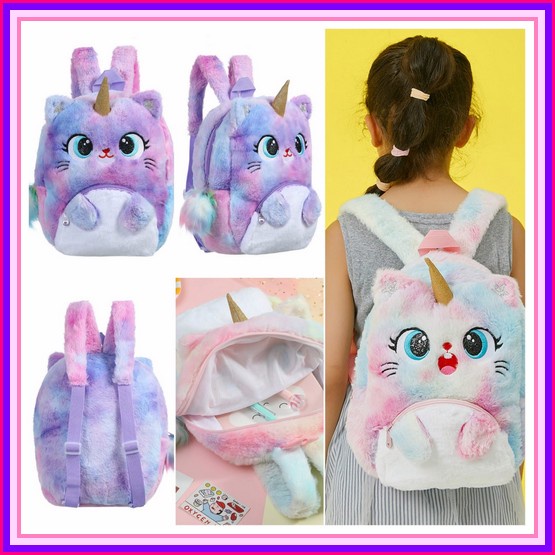 Tas Sekolah Anak Perempuan Tk Sd Sequin Smiggle Lol Ransel - Merah Muda Waterproof Import High Quali