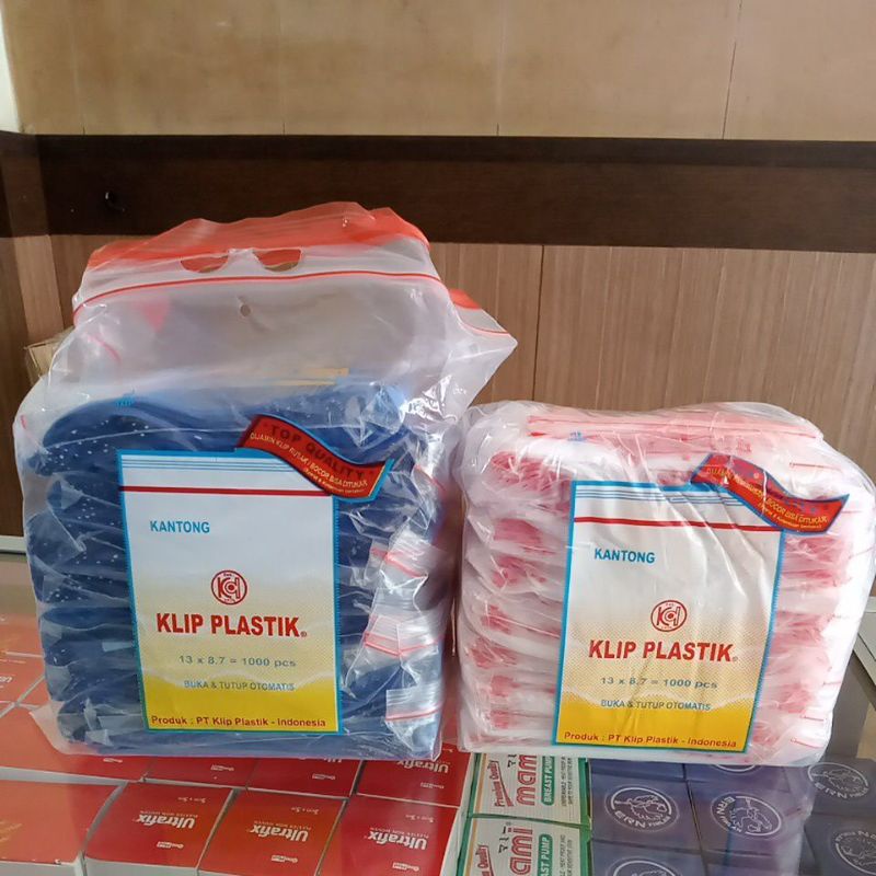 Plastik Klip Obat 13 x 8,7 isi 1000pcs