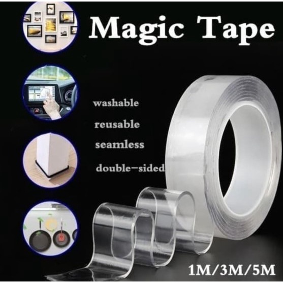 [MURAH] DOUBLE MAGIC TAPE BENING KETEBALAN 1 MM [PADMA] PADMA