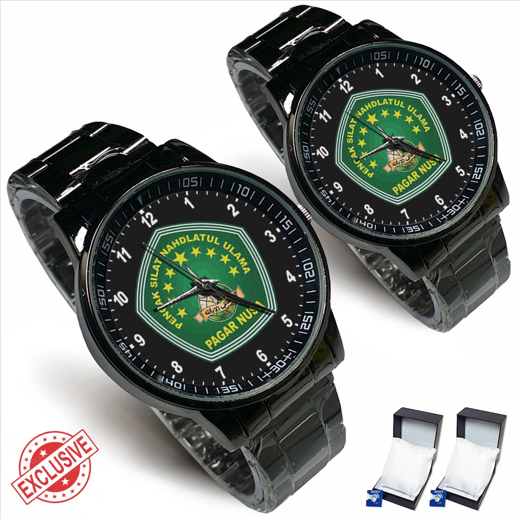 Jam Tangan Rantai Couple N.U PENCAK SILAT PAGAR NUSA 01 (Special)