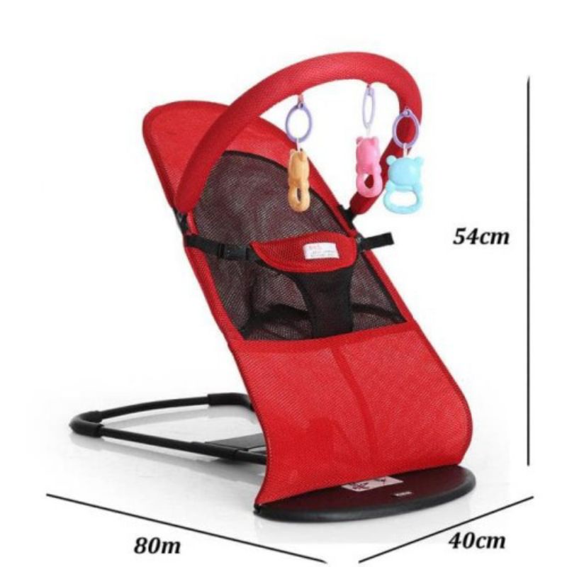 Kursi Ayunan Bayi Lipat, baby bouncher metal kokoh