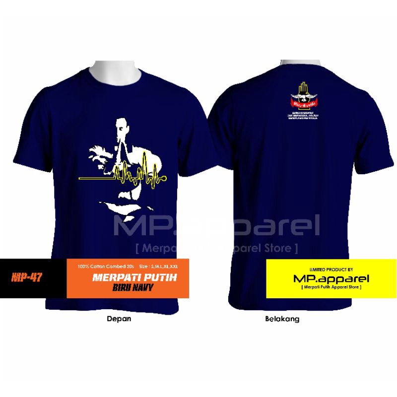 Kaos Pencak Silat Merpati Putih MP47