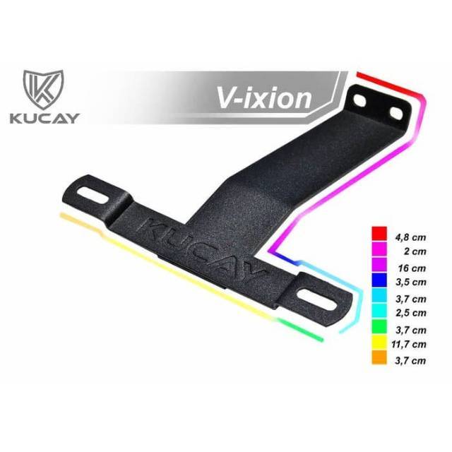 Dudukan Plat Nomer Yamaha New Vixion Advance Plat Nomer Kucay Shopee Indonesia