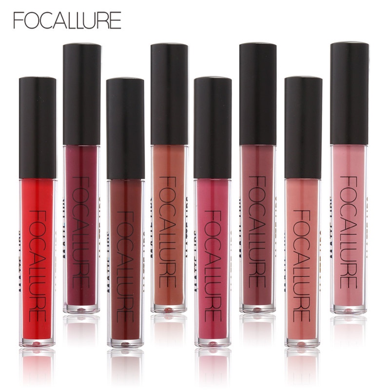 FOCALLURE Liquid Lipstik Matte Tahan Lama Lipstick - 20 Colors Untuk Bibir FA24