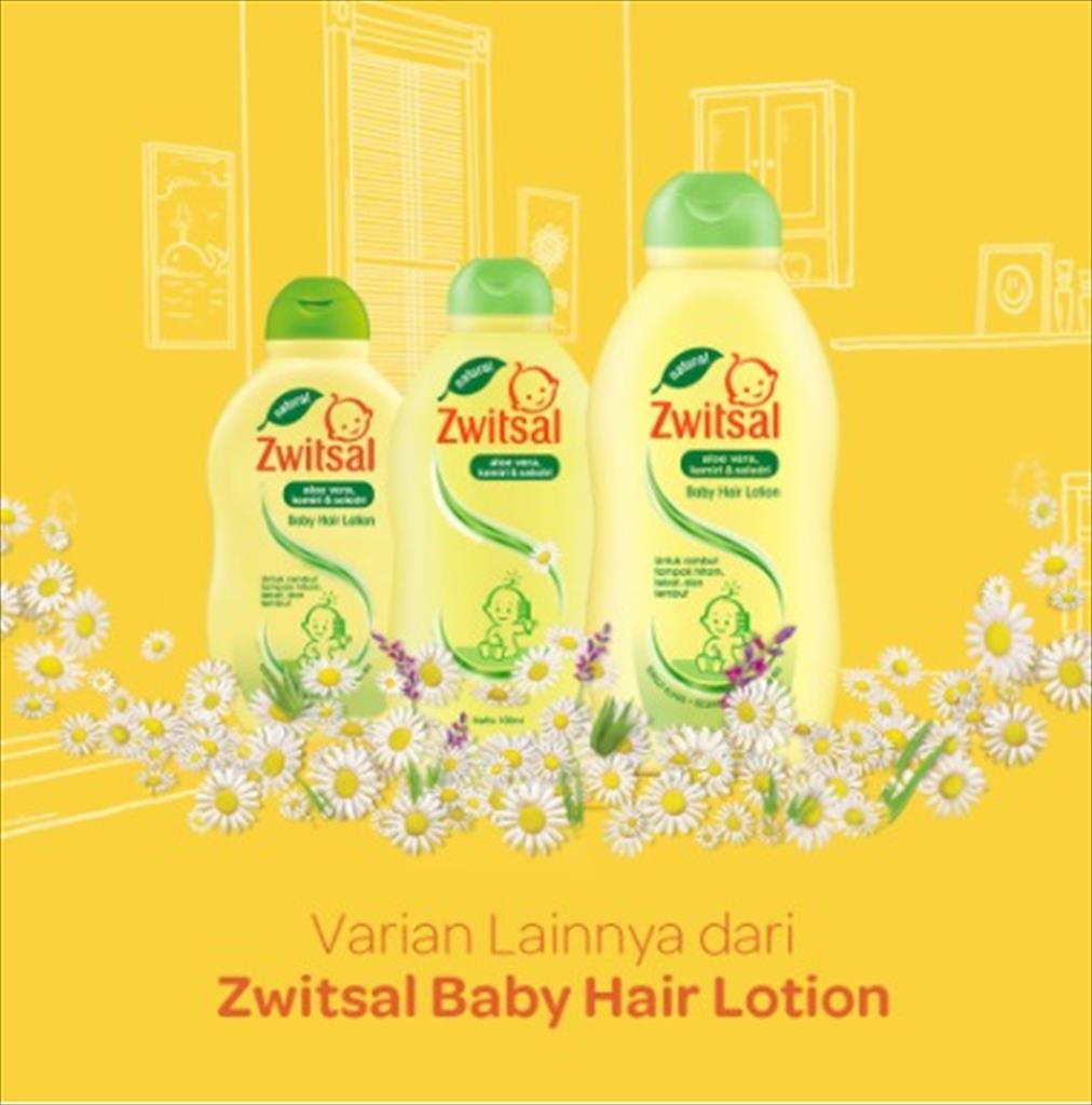 T24 - Zwitsal Baby Hair Lotion Aloe  Vera Kemiri Seledri - Pelebat Penyubur