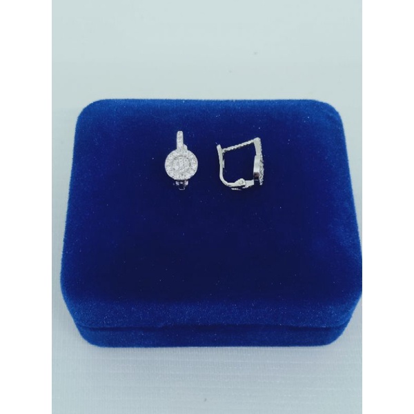 ANTING JEPIT DI*R MP FULL BUNDAR /ANTING PERAK ASLI SILVER 925 LAPIS EMAS/ ANTING FASHION WANITA TERBARU