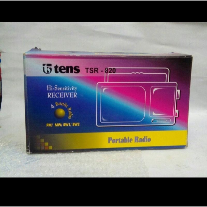 TENS RADIO TSR 820 PORTABEL RADIO