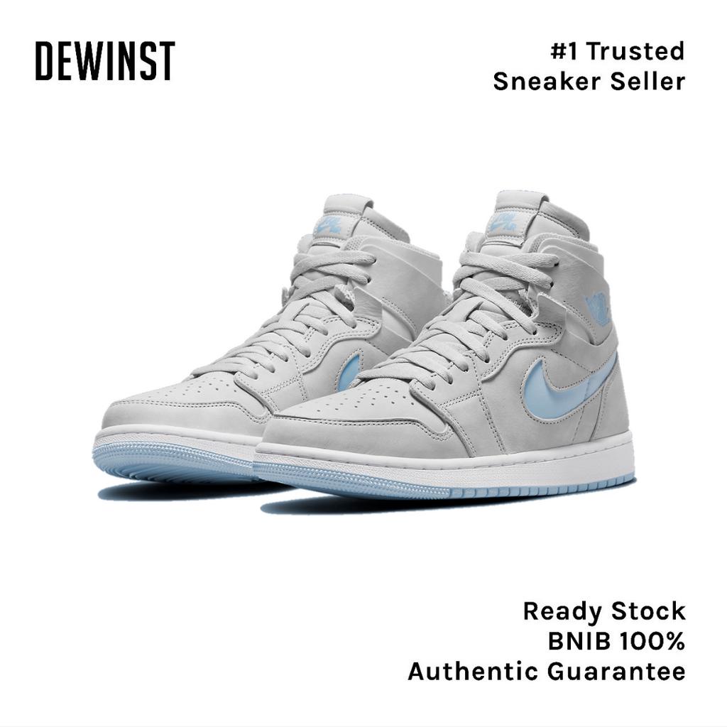 Air Jordan 1 High Zoom CMFT Baby Blue Womens BNIB RESMI ORIGINAL