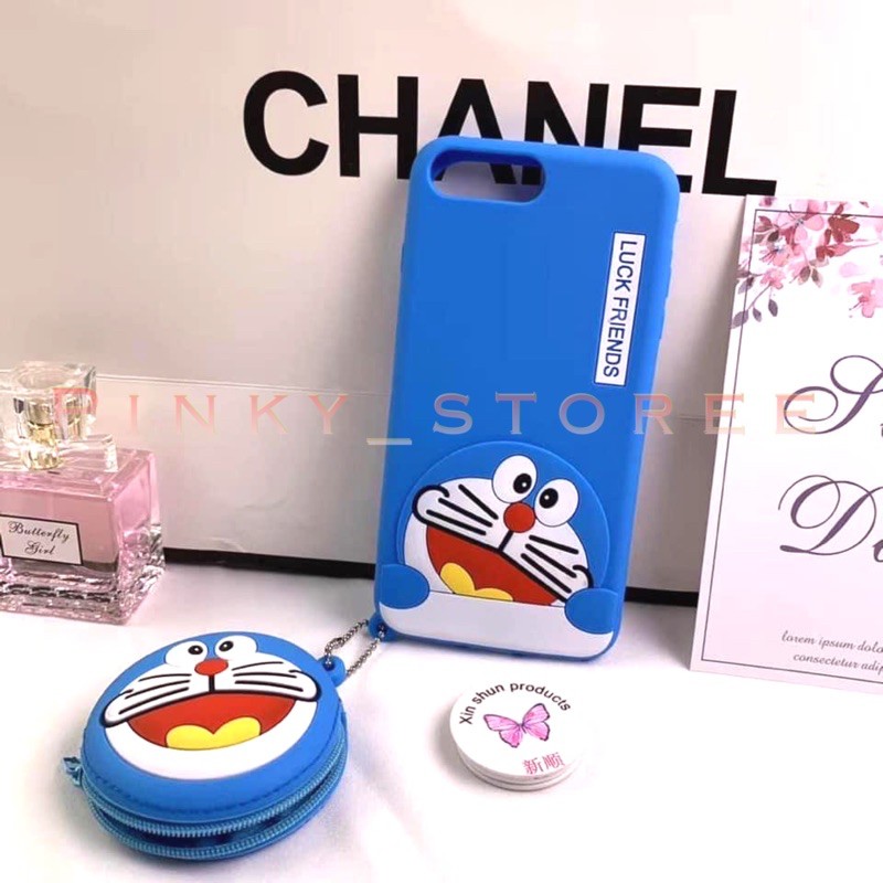 Samsung J2 2015/ J5 2015/ Case Disney Boneka + Gantungan Dompet Mini