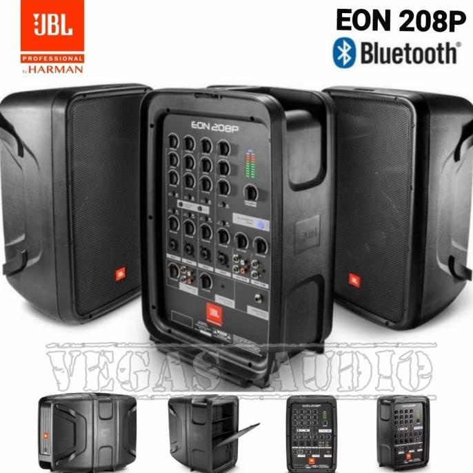 Jbl Eon208P Speaker Portble With Bluetooth-Free Mic Kabel Akg Original H62_7Ylcb5
