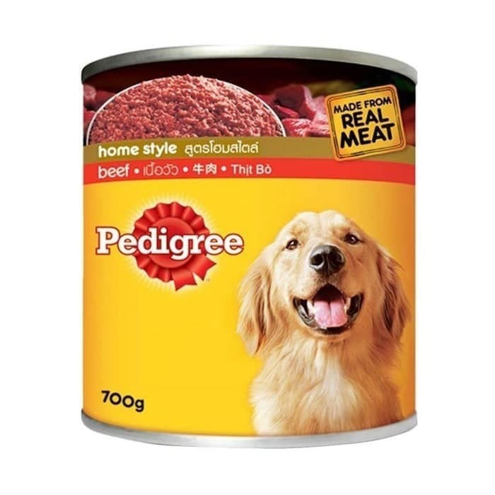 Pedigree beef can 700gr makanan anjing pedigree