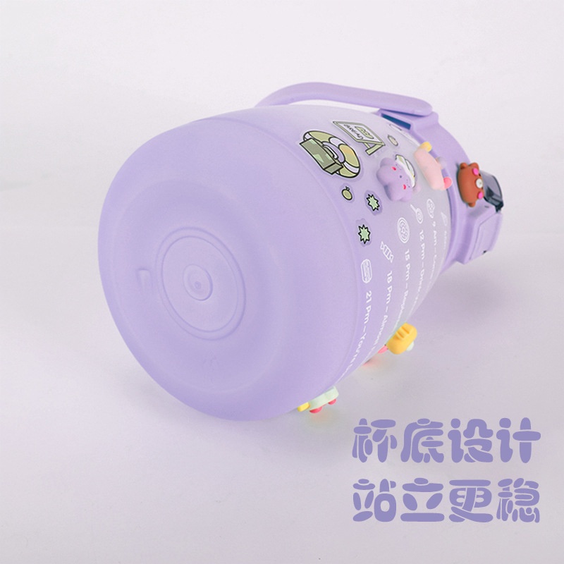 [kaistore_official] Botol Minum 1.3L Viral FREE STICKERS Korea Botol Minum Ombre Gradasi Gendut Unik Botol Minum Kekinian Doff 1300ML Free Stickers-6