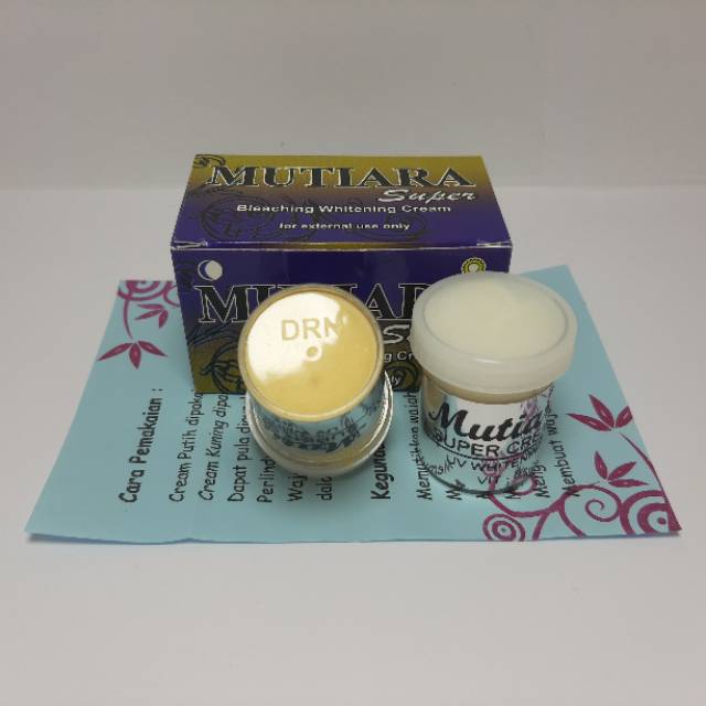 PAKET CREAM MUTIARA SUPER SIANG &amp; MALAM [box ungu]