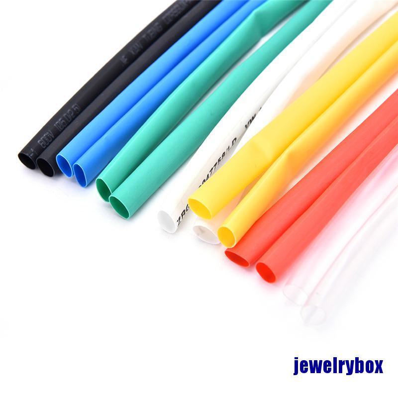 (Jewelrybox) 70pcs Tabung Heat Shrink 2: 1 8 Ukuran Untuk Kabel Listrik