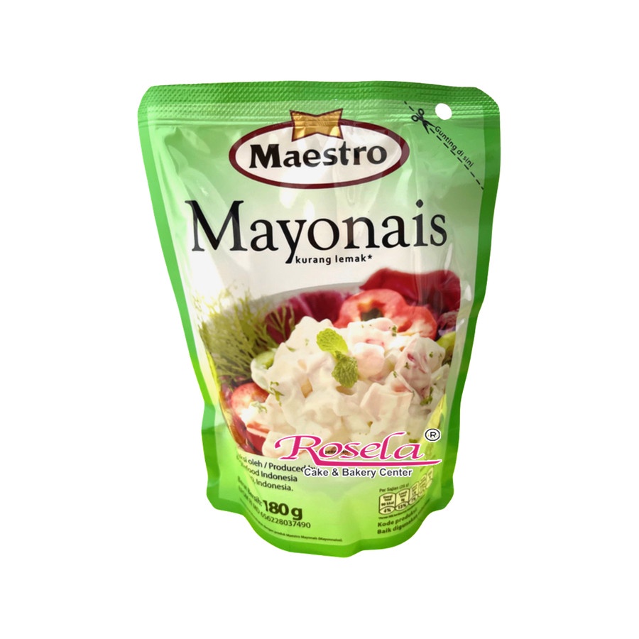 

Maestro Mayonnaise 180 gram - Mayones Maestro