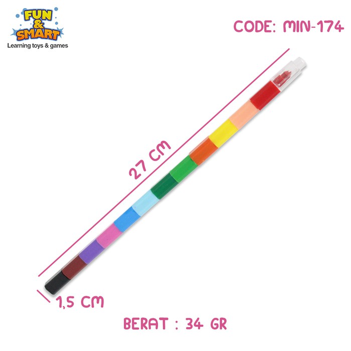 

Crayon Dodo Krayon Pensil Warna Set Alat Mewarnai (Min-174)