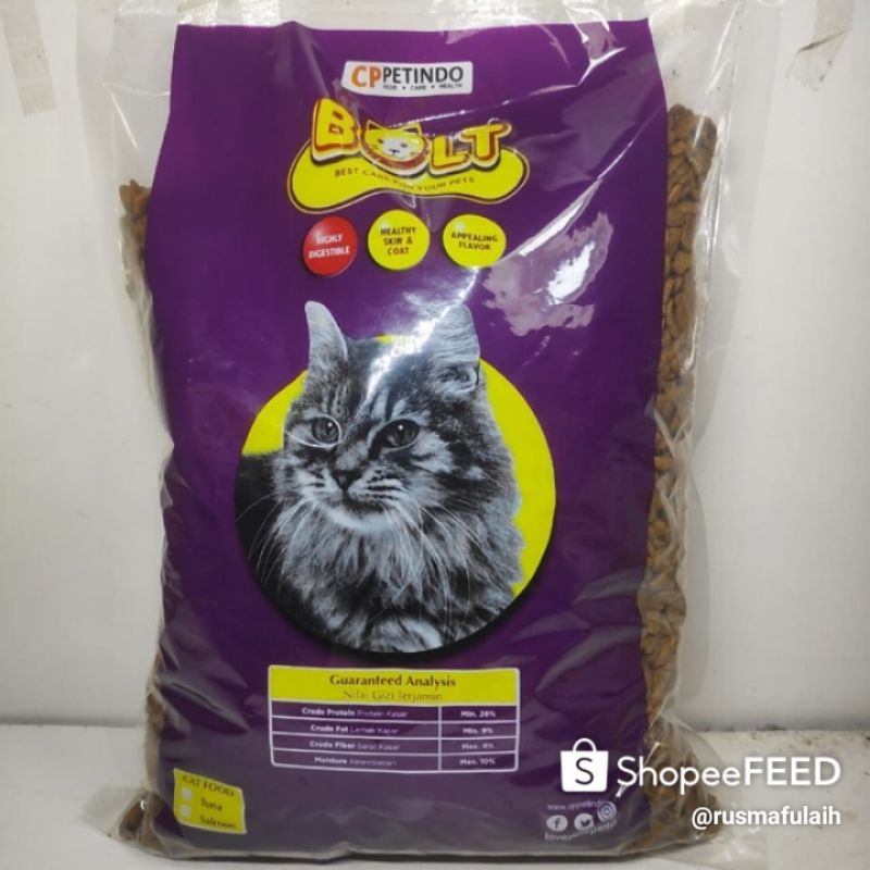 pakan kucing bolt rasa tuna