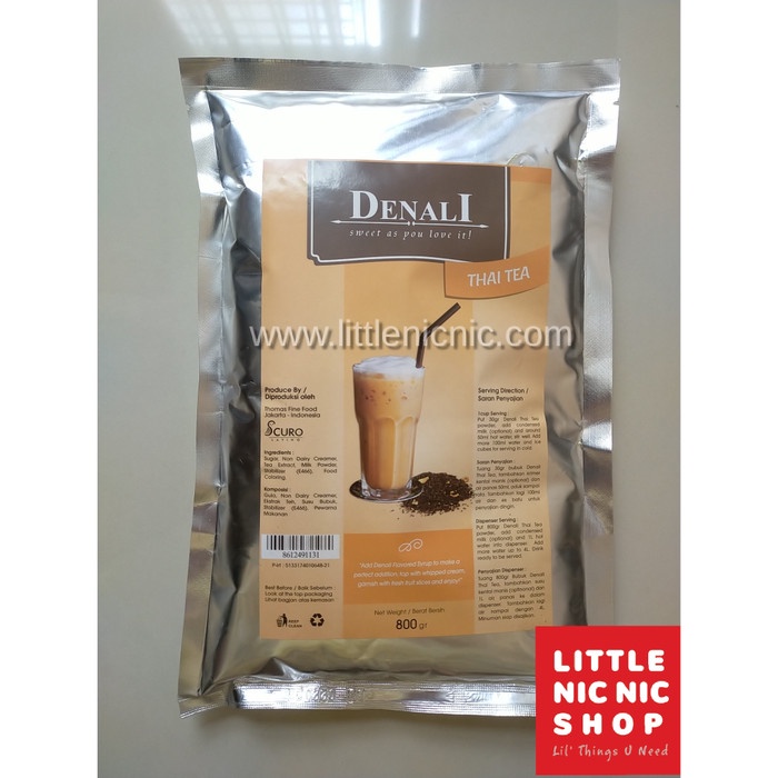 

BUBUK MINUMAN DENALI THAI TEA POWDER