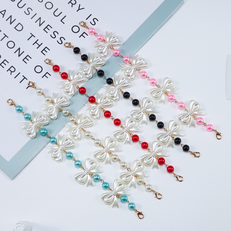 Tali Lanyard Kacamata Hias Mutiara Anti Hilang Gaya Korea