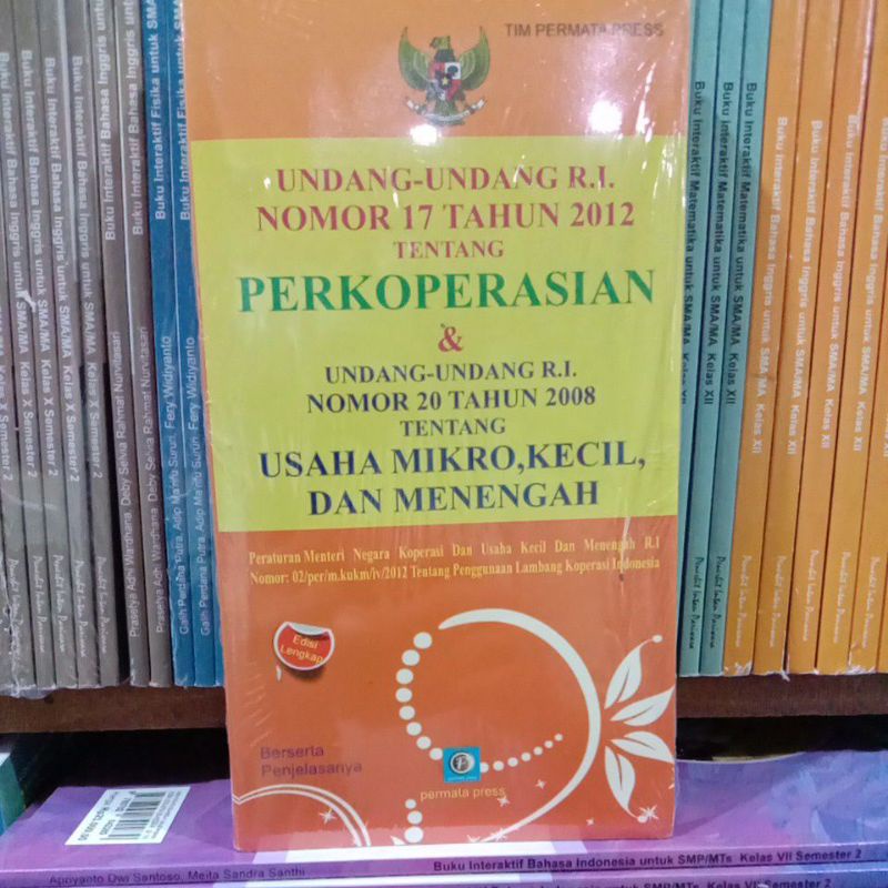 Buku UNDANG UNDANG PERKOPERASIAN DAN UMKM